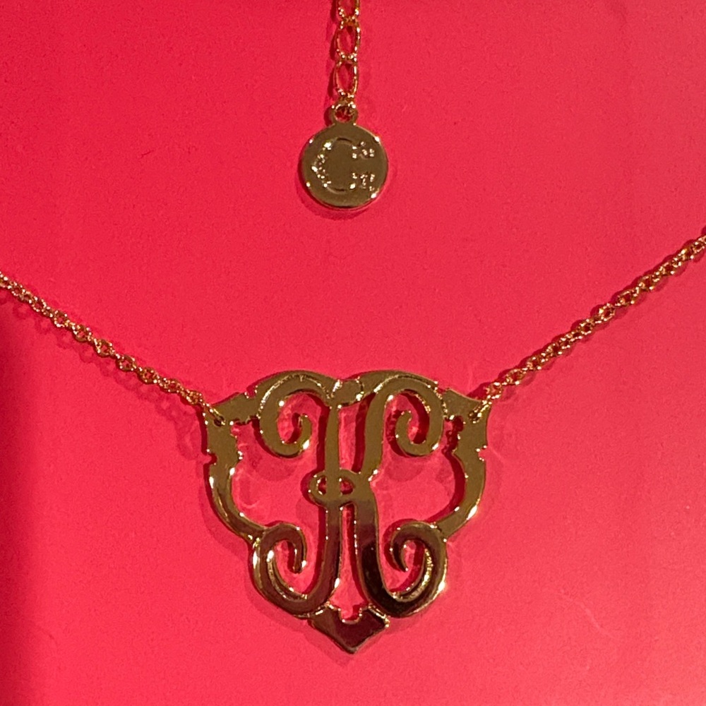 C. Wonder Gold Initial "K" Necklace